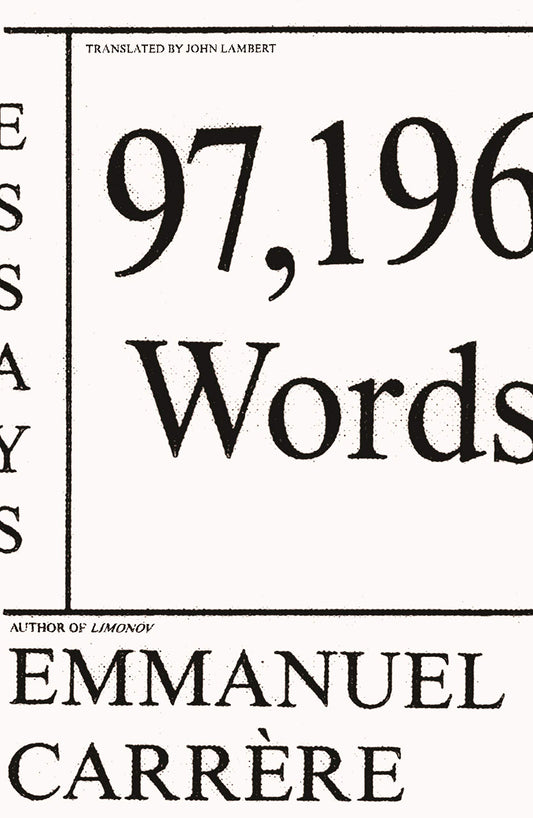 97,196 Words: Essays book cover