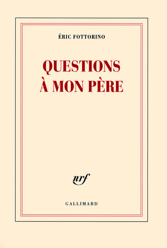 Questions à mon père