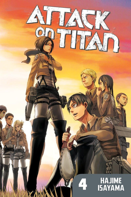 Attack on Titan, Volume 4 book cover