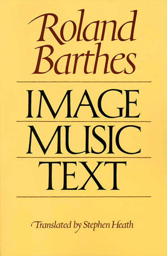 Image-Music-Text book cover