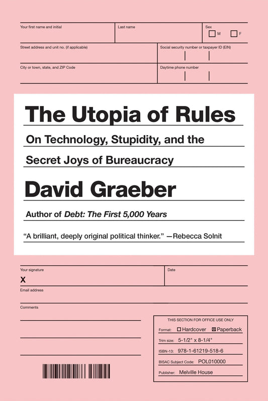 The Utopia of Rules book cover