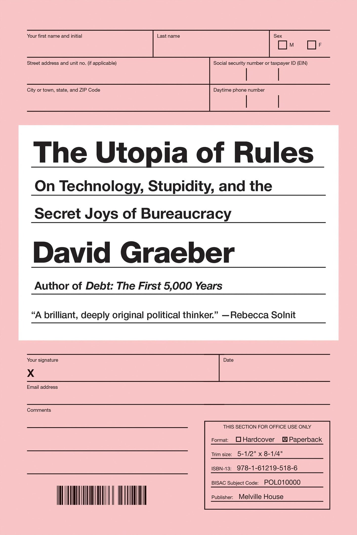 The Utopia of Rules book cover