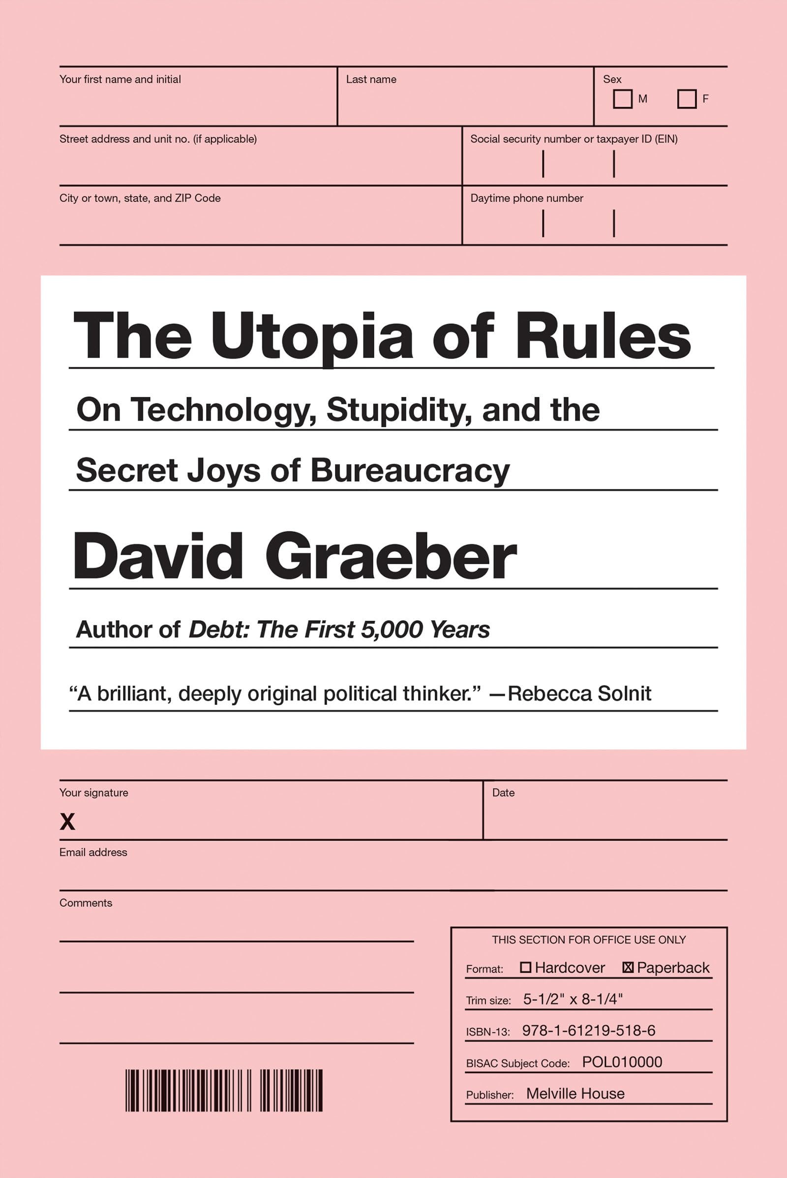 The Utopia of Rules book cover