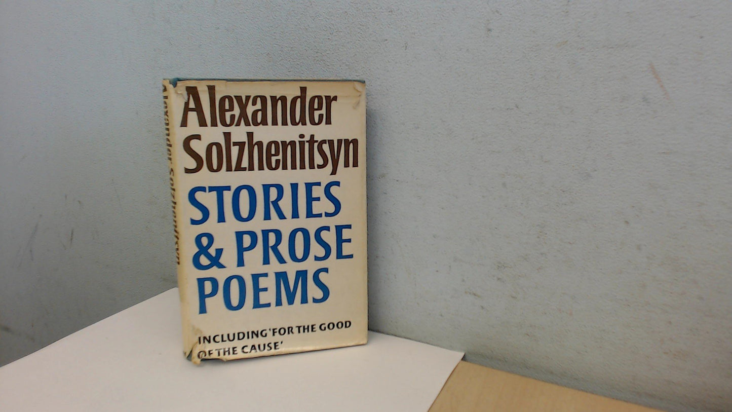 Stories and Prose Poems book cover