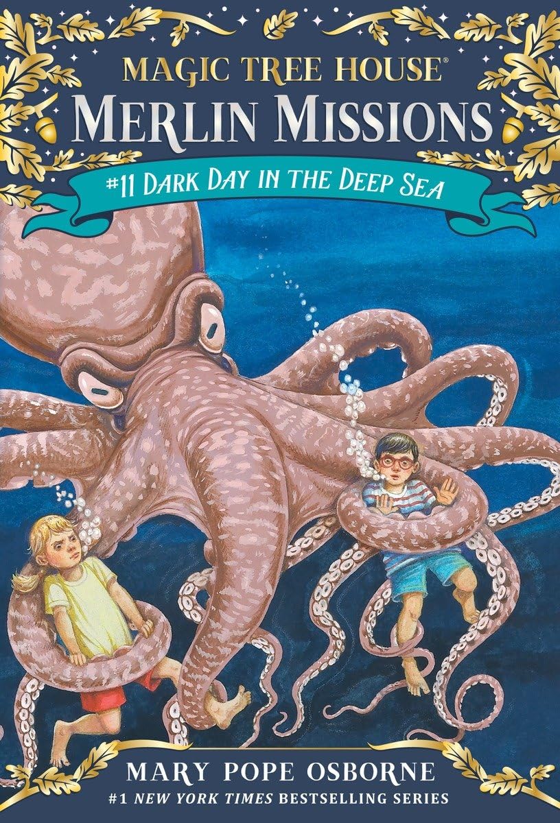 Dark Day in the Deep Sea (Magic Tree House (R) Merlin Mission) book cover