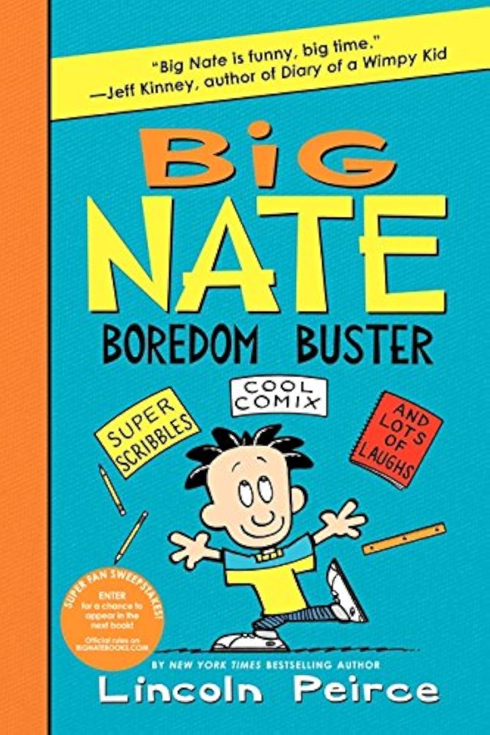 Big Nate Boredom Buster: Super Scribbles, Cool Comix, and Lots of Laughs book cover