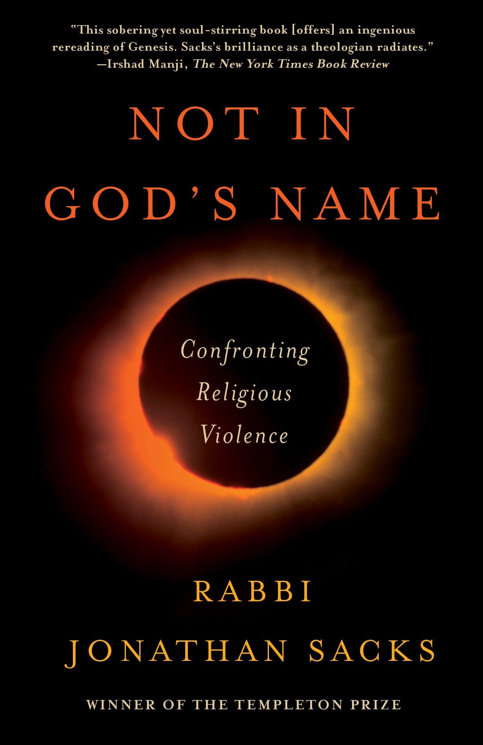 Not in God's Name: Confronting Religious Violence book cover