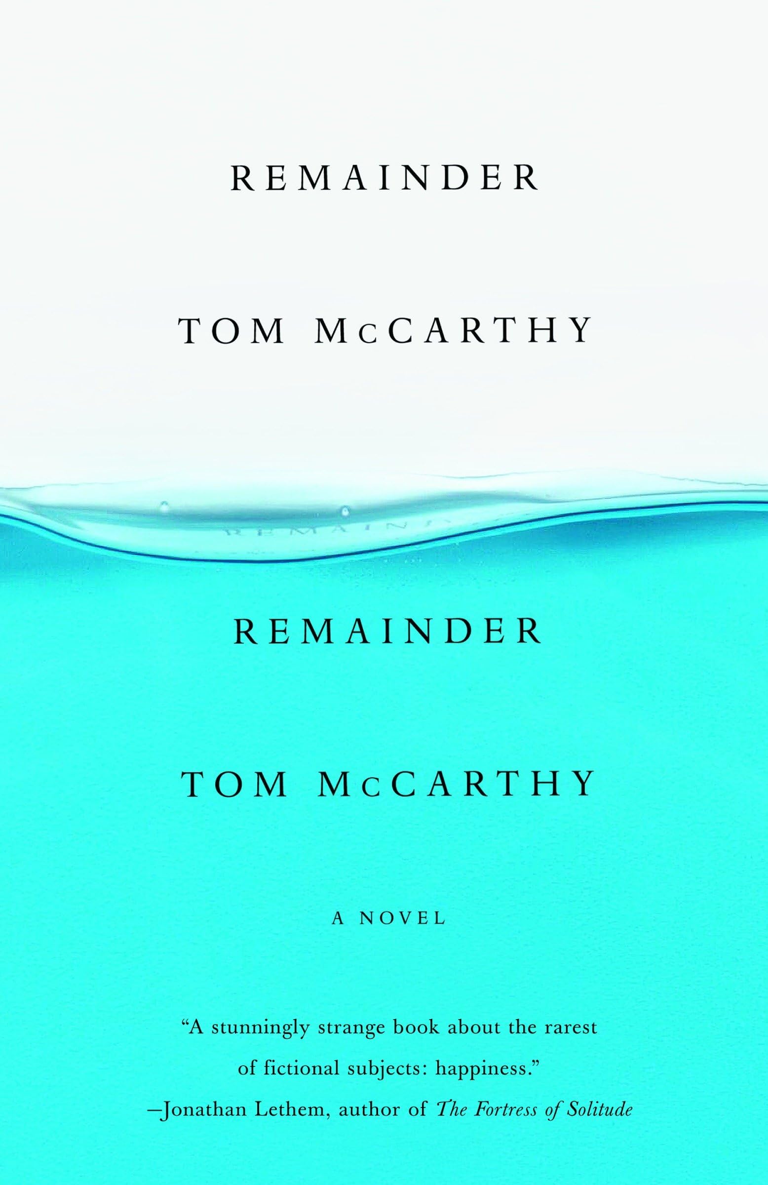 Remainder book cover
