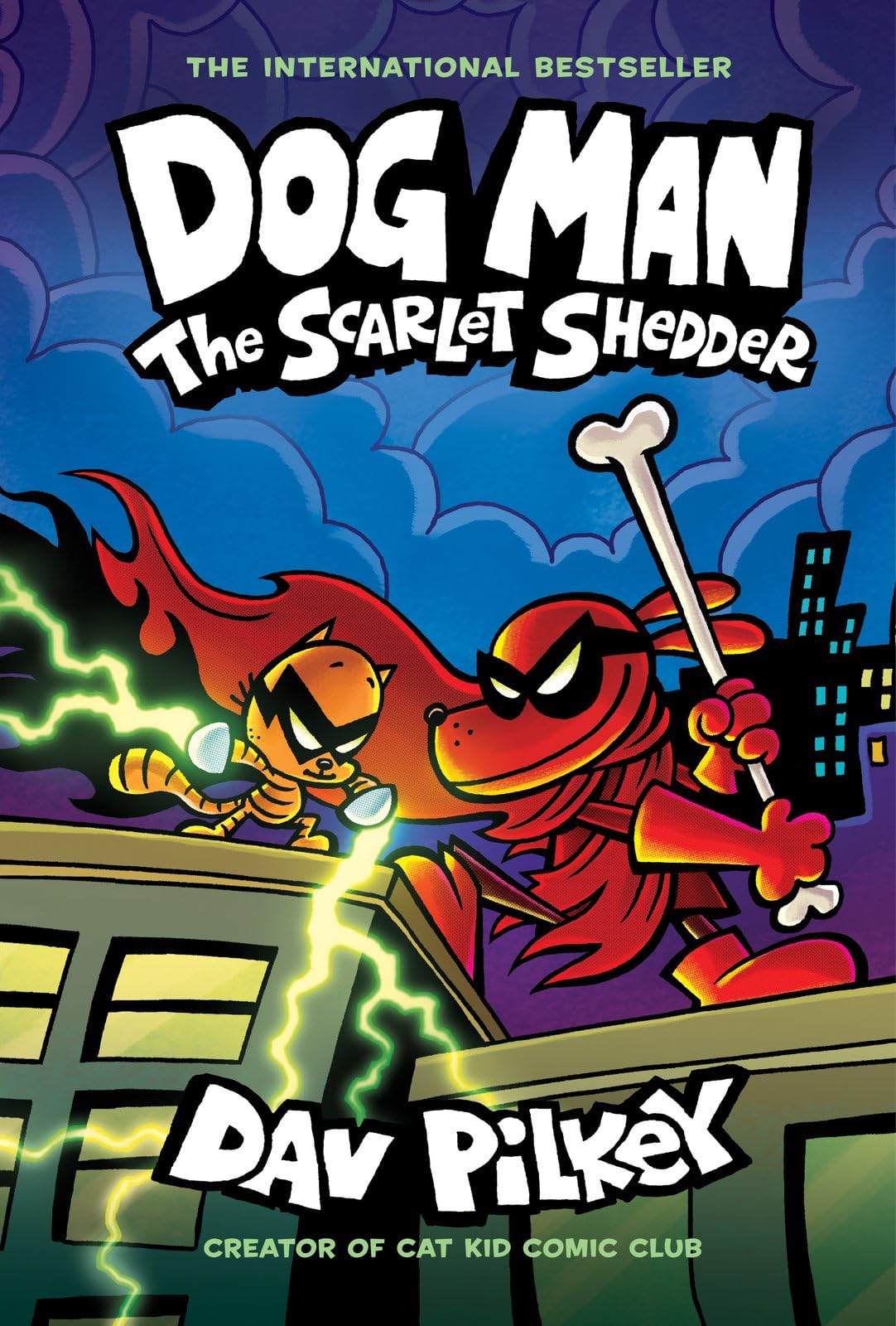 Dog Man: The Scarlet Shedder: A Graphic Novel (Dog Man #12): From the Creator of Captain Underpants book cover