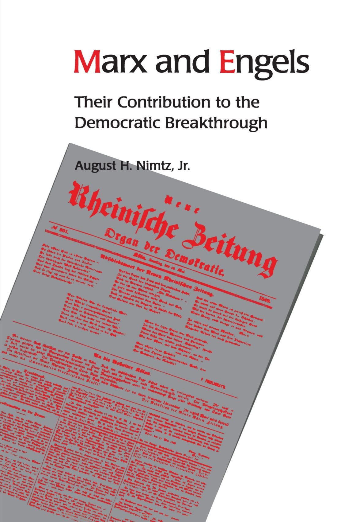Marx and Engels: Their Contribution to the Democratic Breakthrough book cover