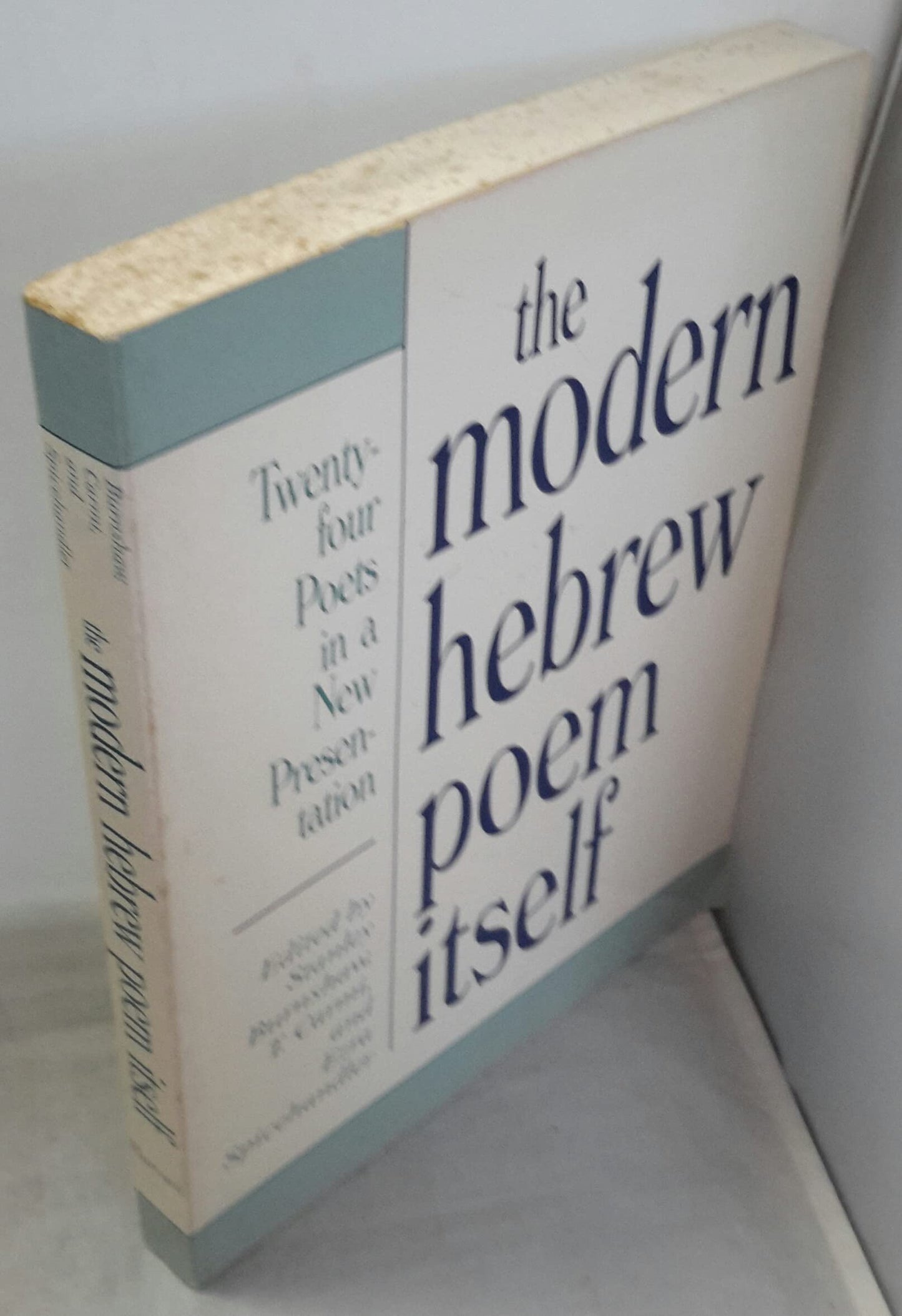 The Modern Hebrew Poem Itself: Twenty-Four Poets in a New Presentation book cover