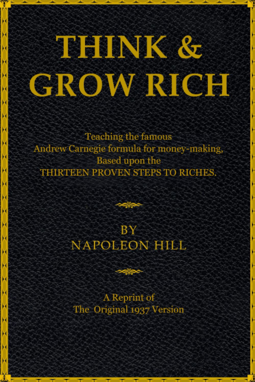 Think and Grow Rich book cover