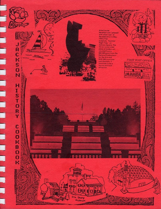 Jackson History Cookbook (Jackson,Michigan) book cover