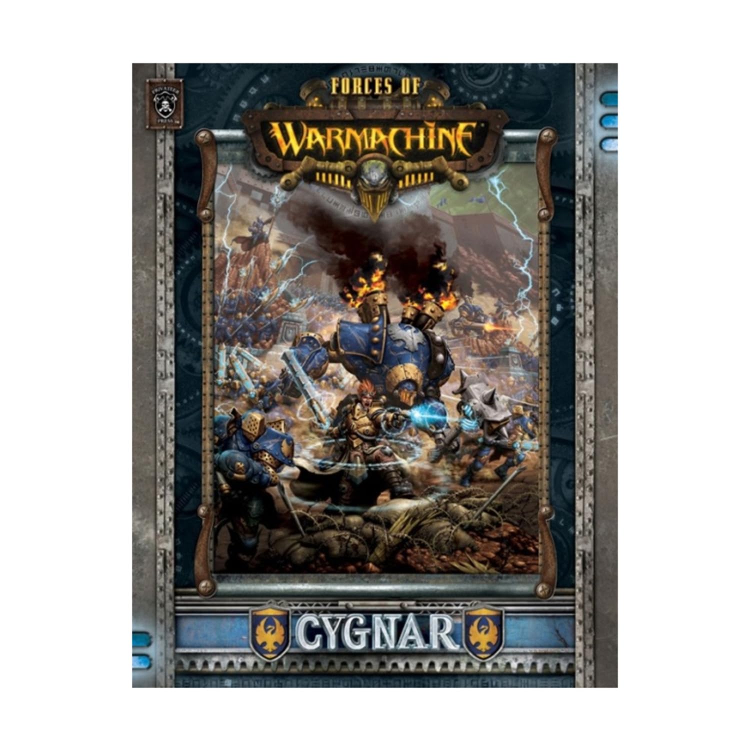 Cygnar Hardcover Book - Forces of Warmachine book cover