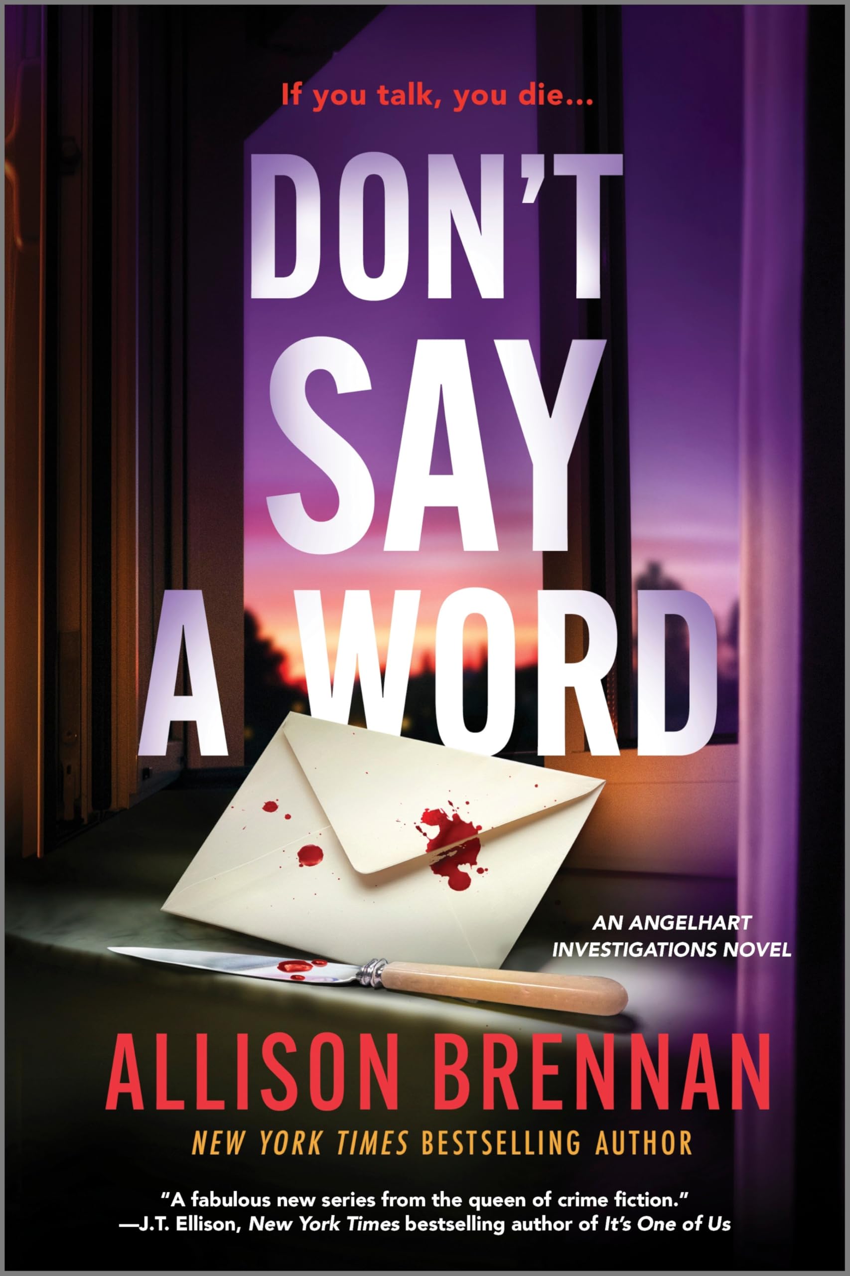 Don't Say a Word: An Angelhart Investigations Novel (Original) book cover
