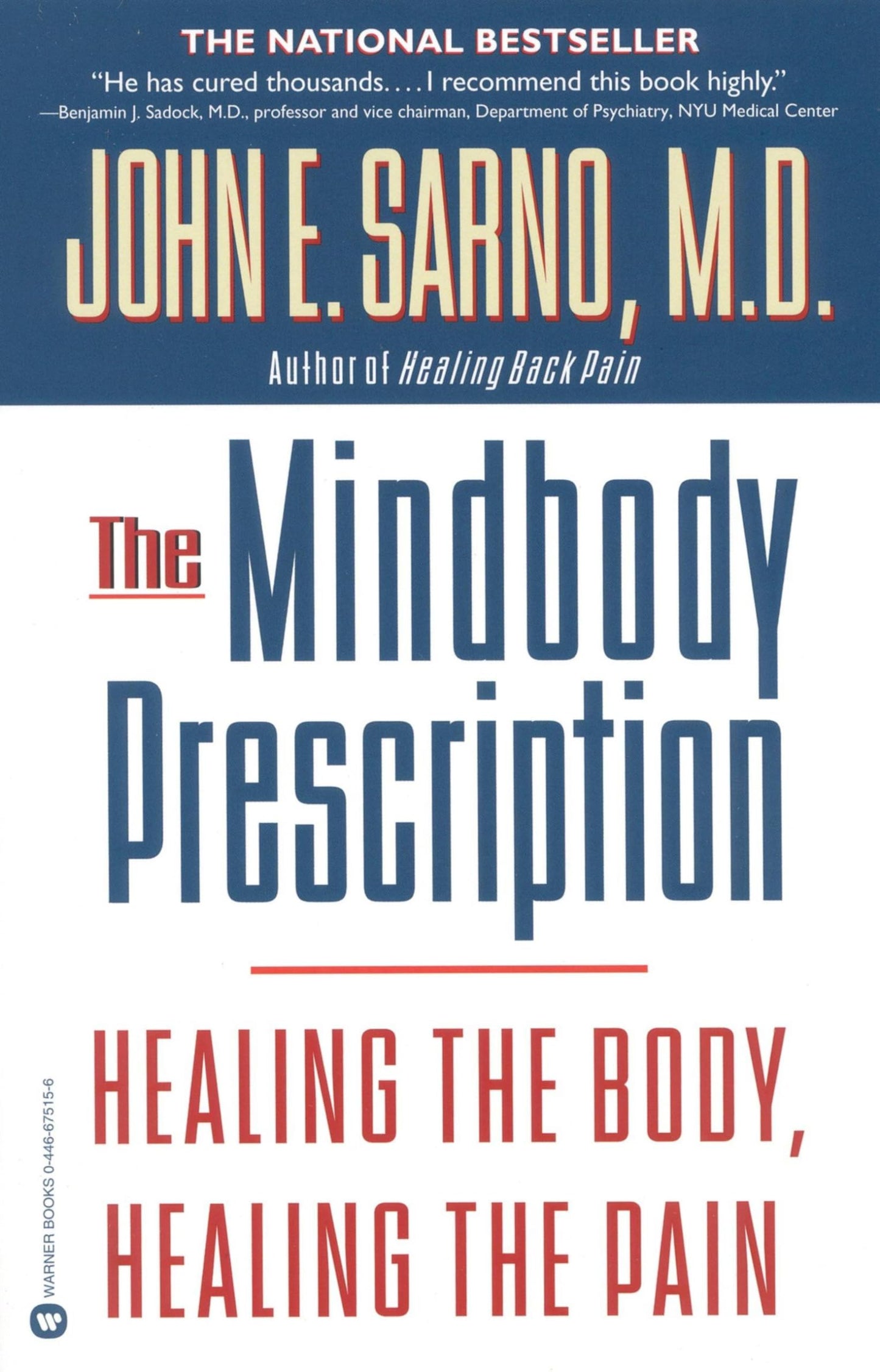 Mindbody Prescription: Healing the Body, Healing the Pain book cover