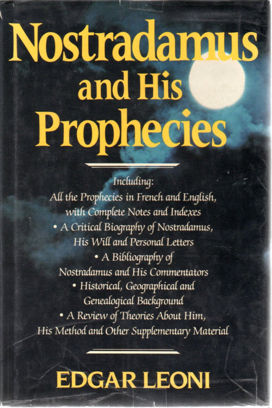 Nostradamus and His Prophecies book cover