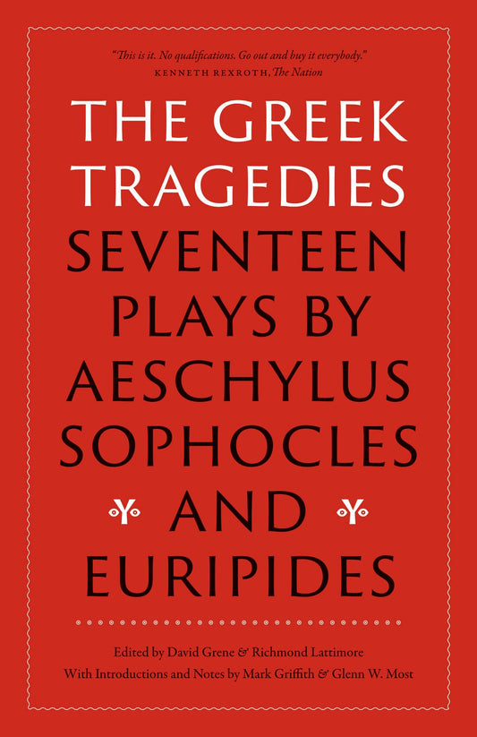 The Greek Tragedies book cover