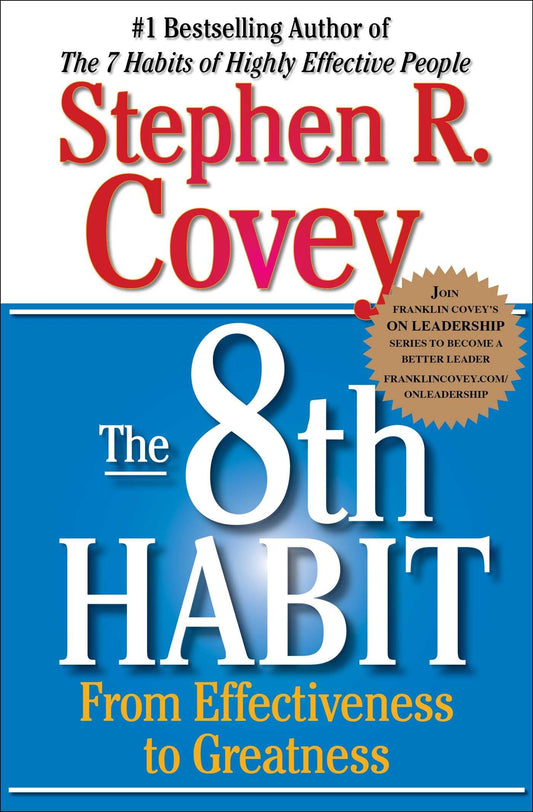 8th Habit: From Effectiveness to Greatness book cover