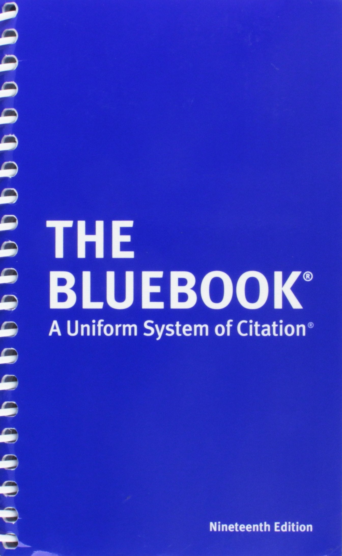 Bluebook a Uniform System of Citation book cover