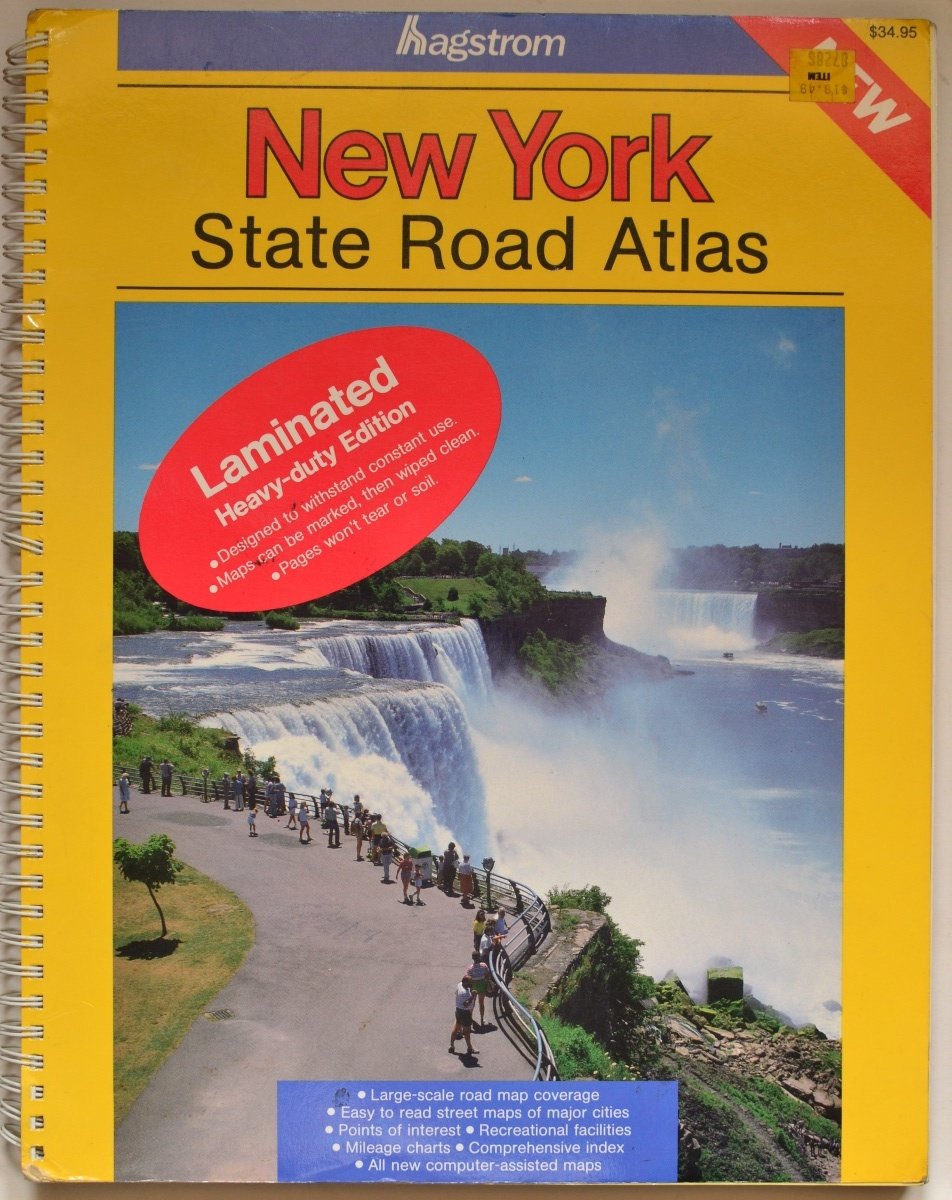 Hagstrom New York State Road Atlas book cover