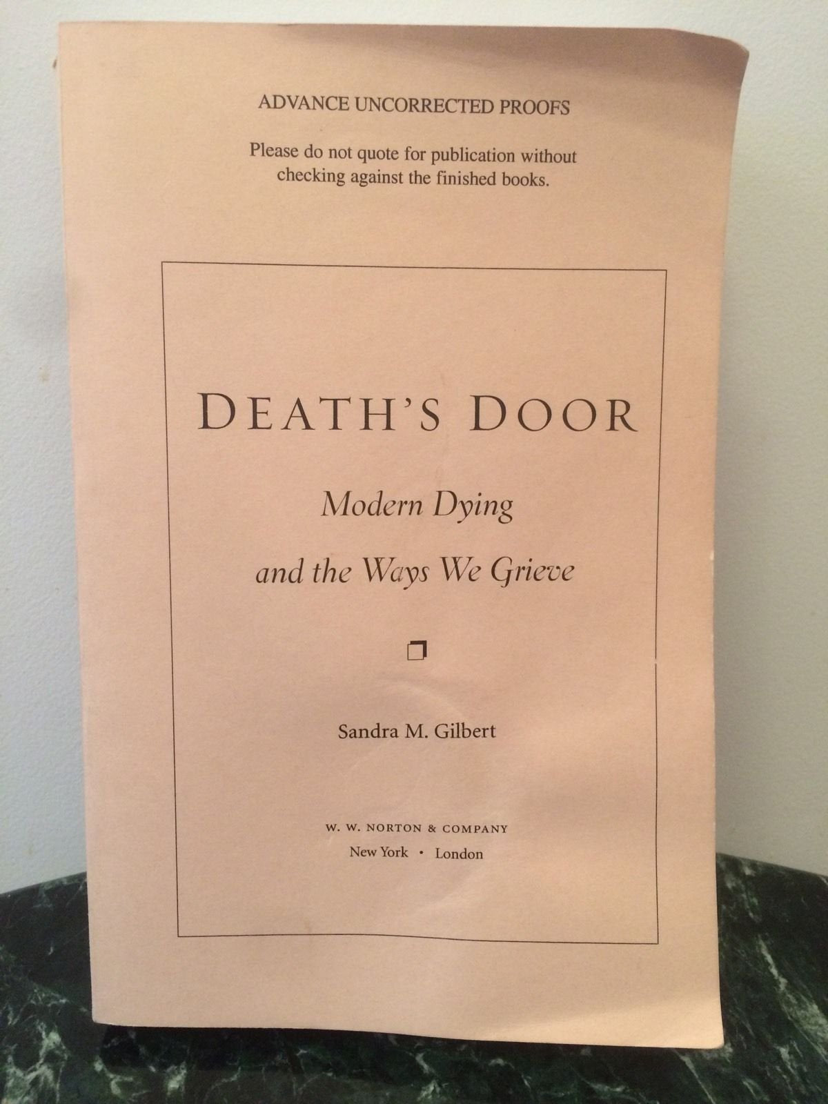 Death's Door: Modern Dying and the Ways We Grieve book cover