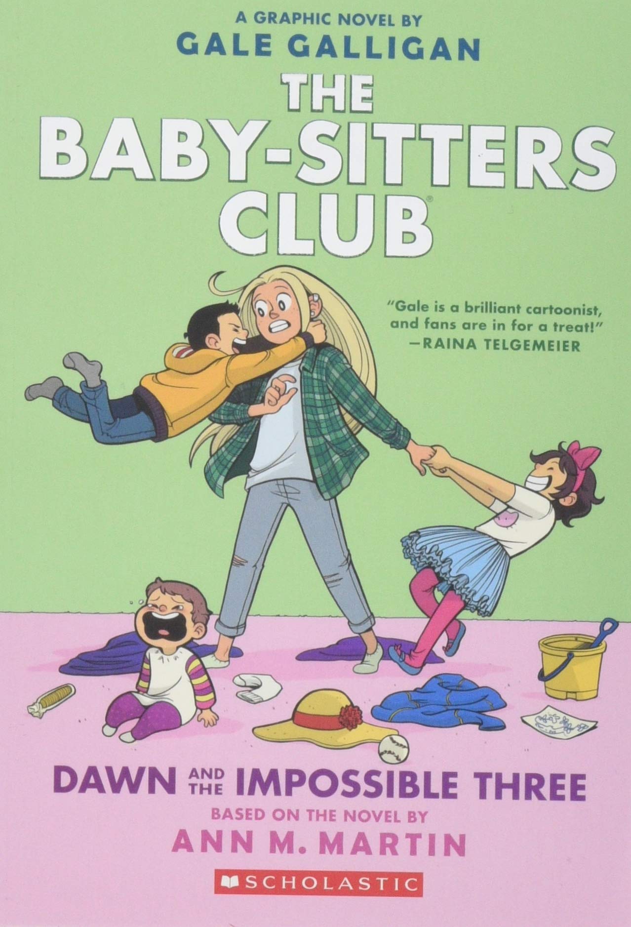 Dawn and the Impossible Three: A Graphic Novel (the Baby-Sitters Club #5)