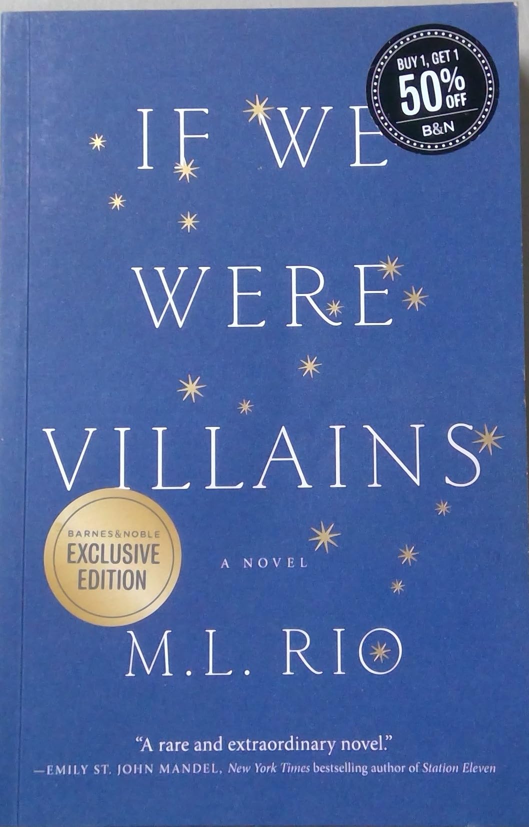 If We Were Villains by M. L. Rio - Barnes & Noble Exclusive Edition book cover