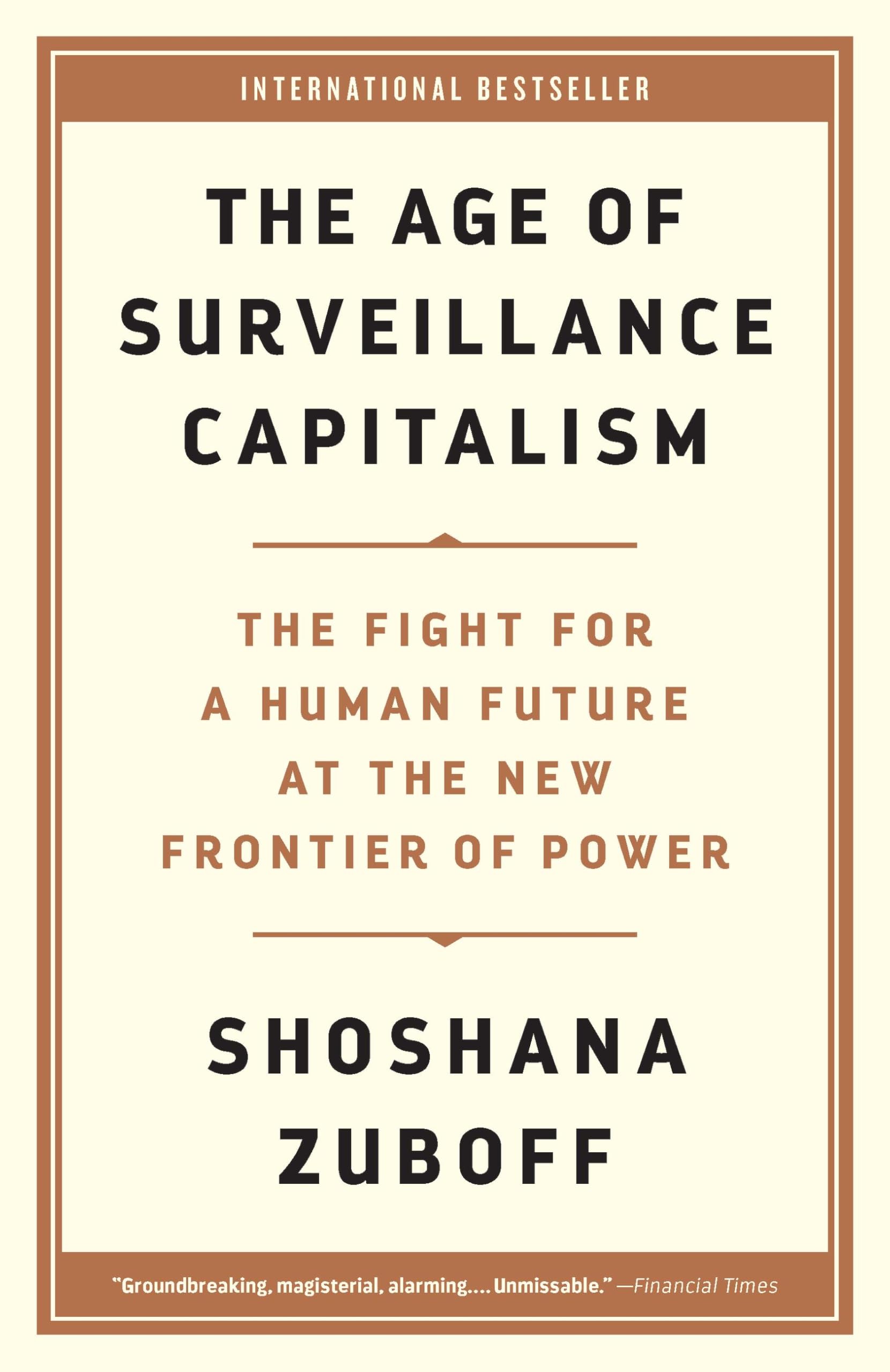 The Age of Surveillance Capitalism book cover