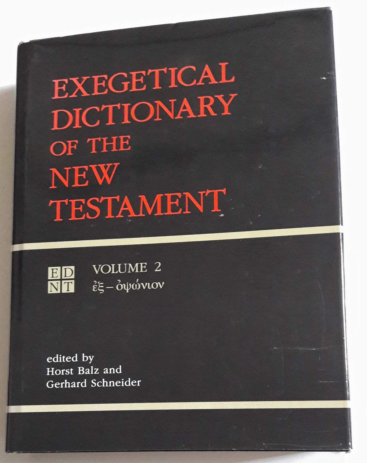 Exegetical Dictionary of the New Testament book cover