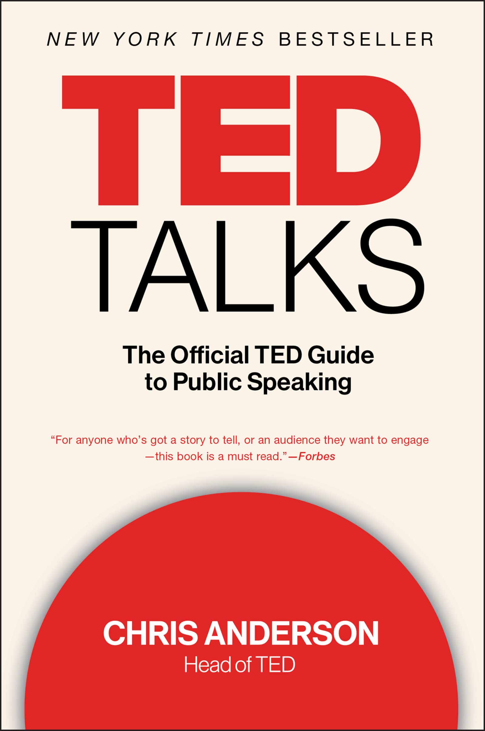 TED Talks: The Official TED Guide to Public Speaking book cover