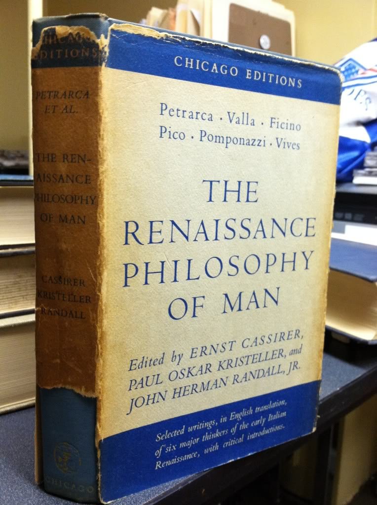 Renaissance Philosophy of Man: Selections in Translation book cover