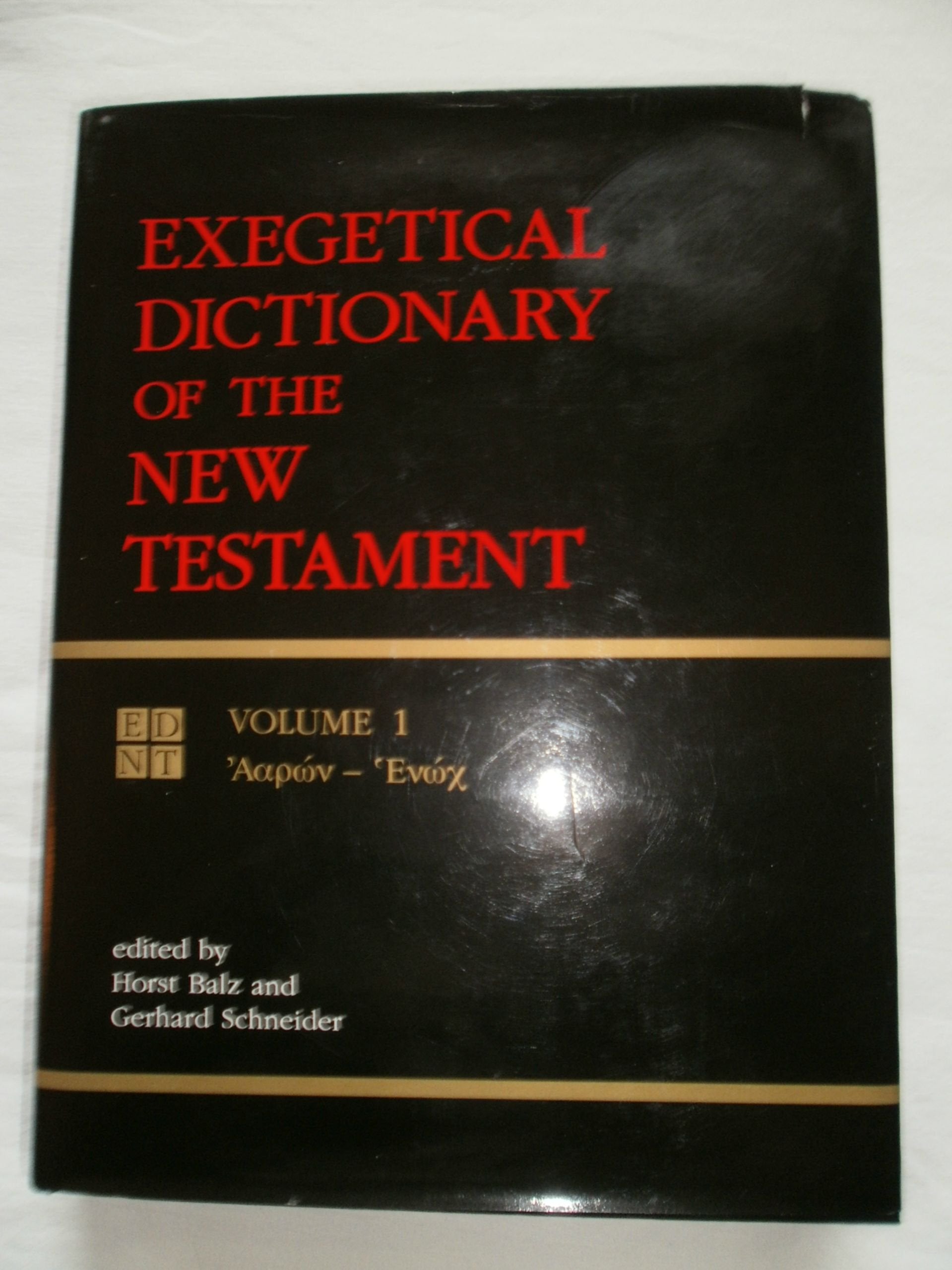 Exegetical Dictionary of the New Testament book cover