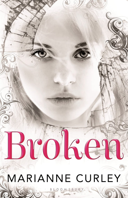 Broken book cover