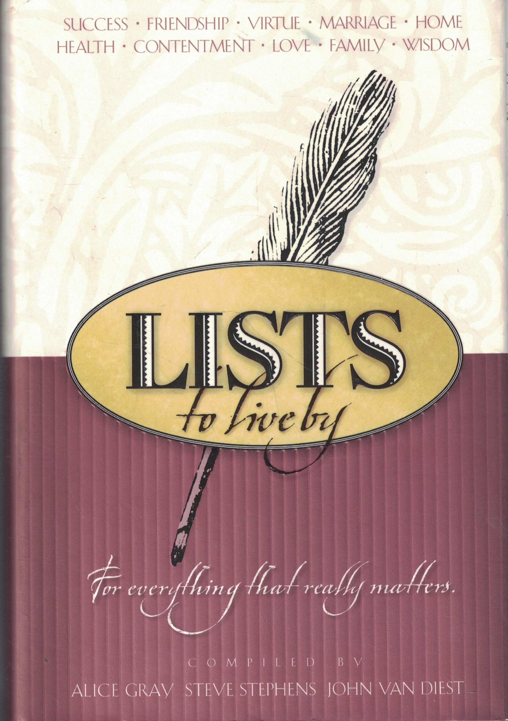 Lists to Live by: The First Collection Special Edition Books Are Fun book cover