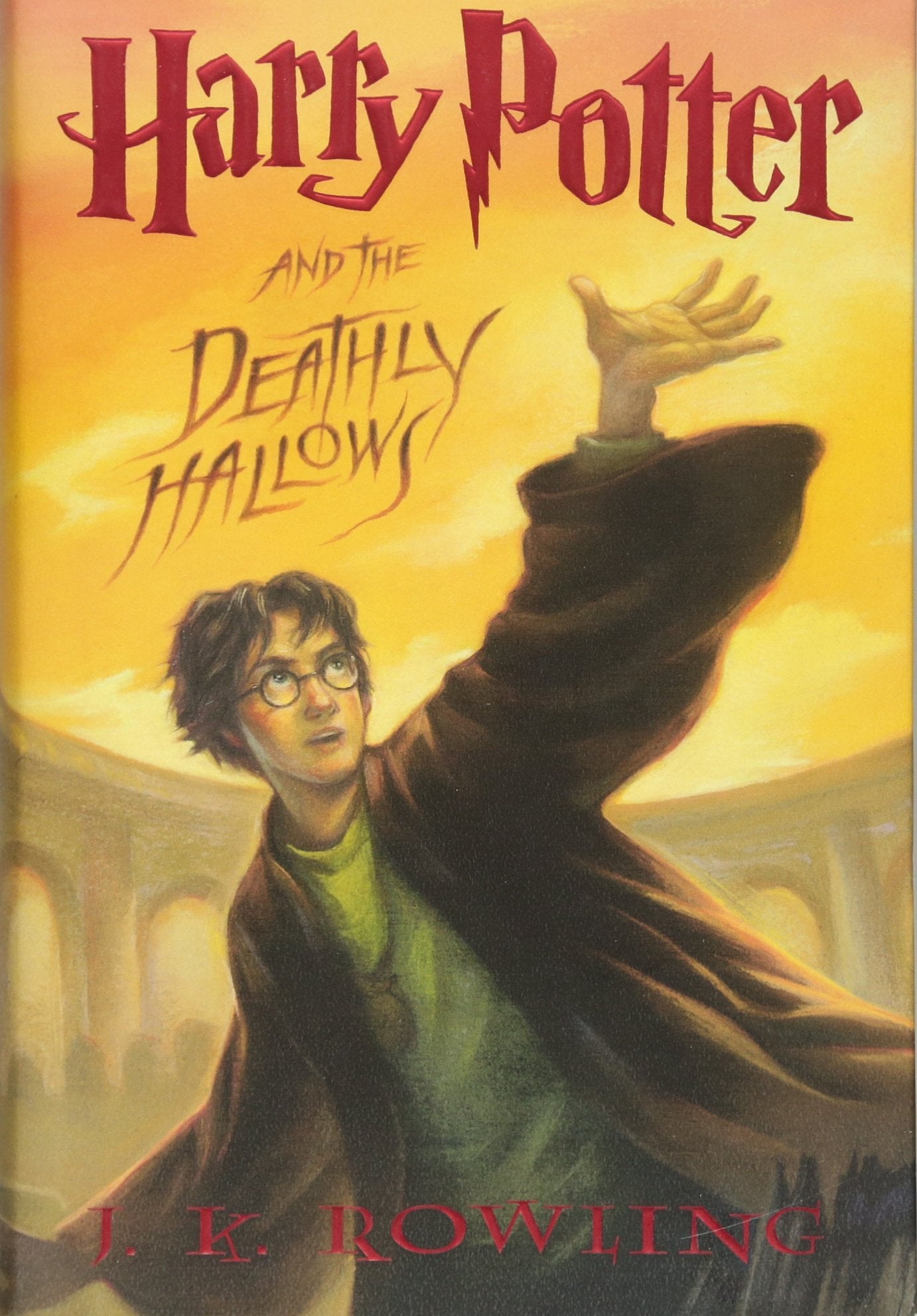 Harry Potter and the Deathly Hallows, 7 book cover