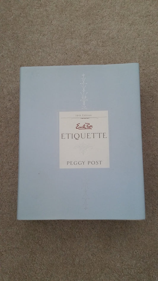 Emily Post's Etiquette: 16th Edition Indexed book cover