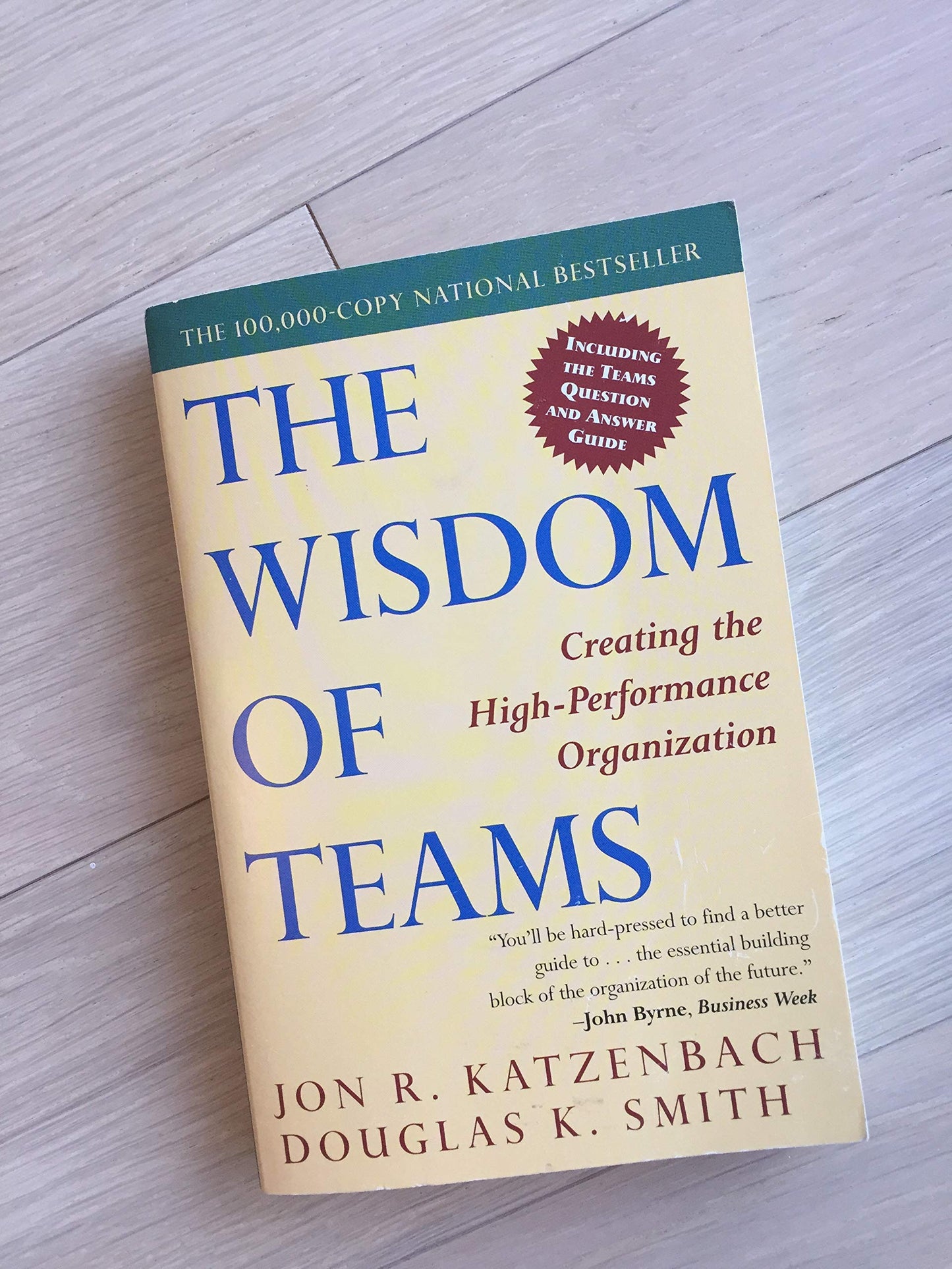 Wisdom of Teams (Harperbusiness) book cover