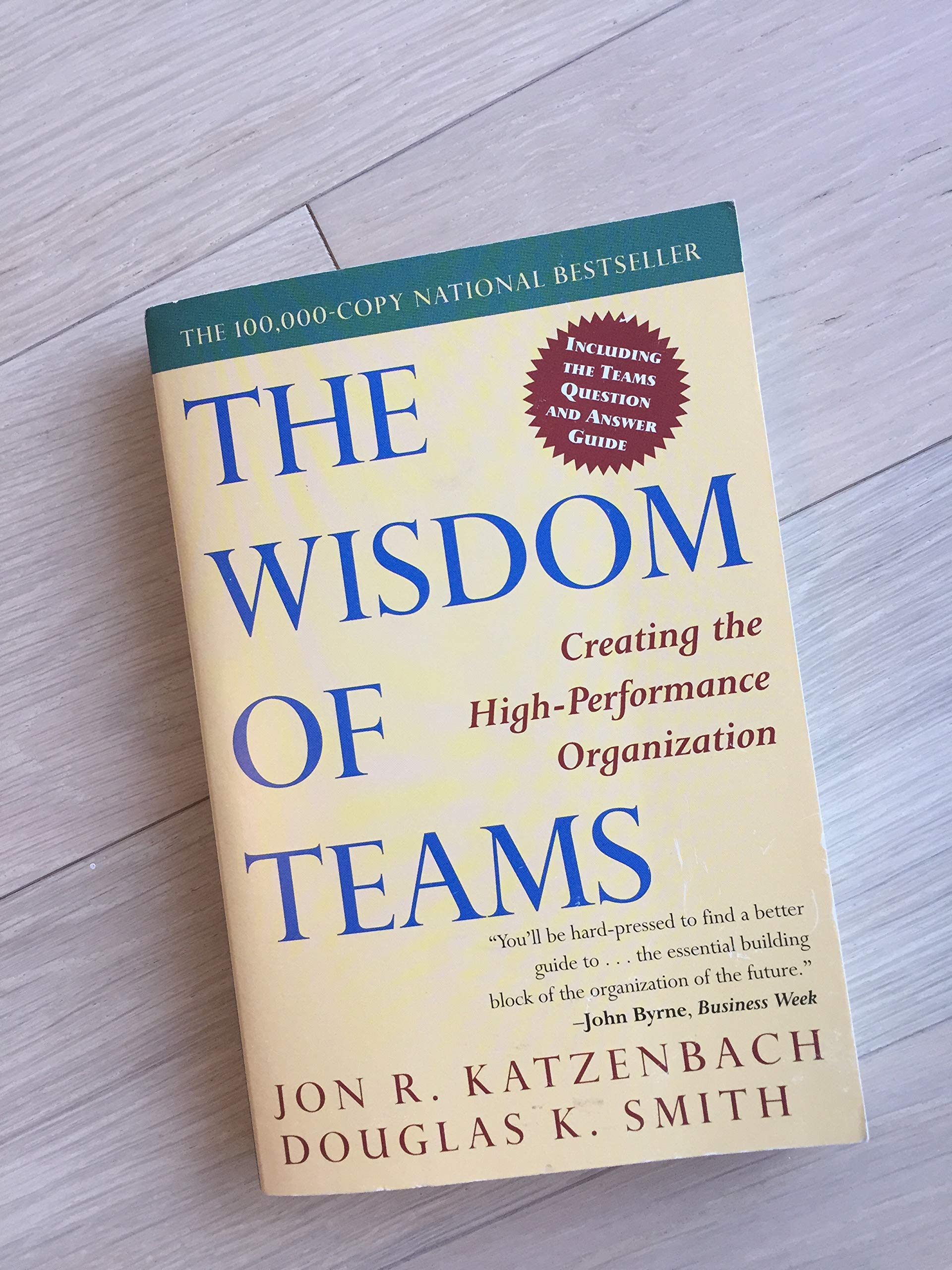 Wisdom of Teams (Harperbusiness) book cover