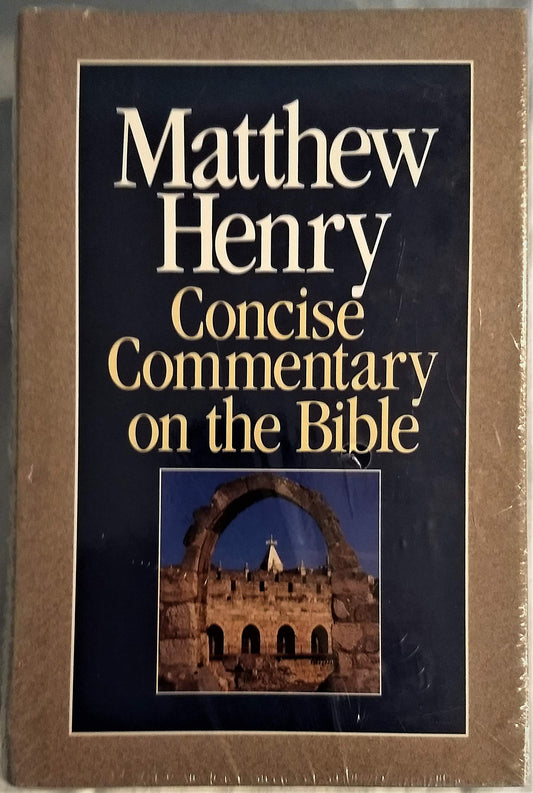 Matthew Henry Concise Commentary on the Whole Bible book cover