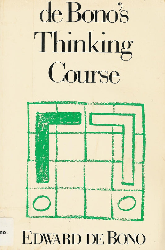 de Bono's Thinking Course book cover
