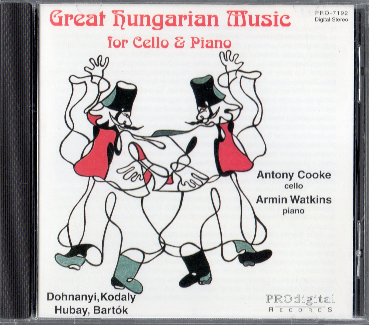 Great Hungarian Music for Cello & Piano book cover