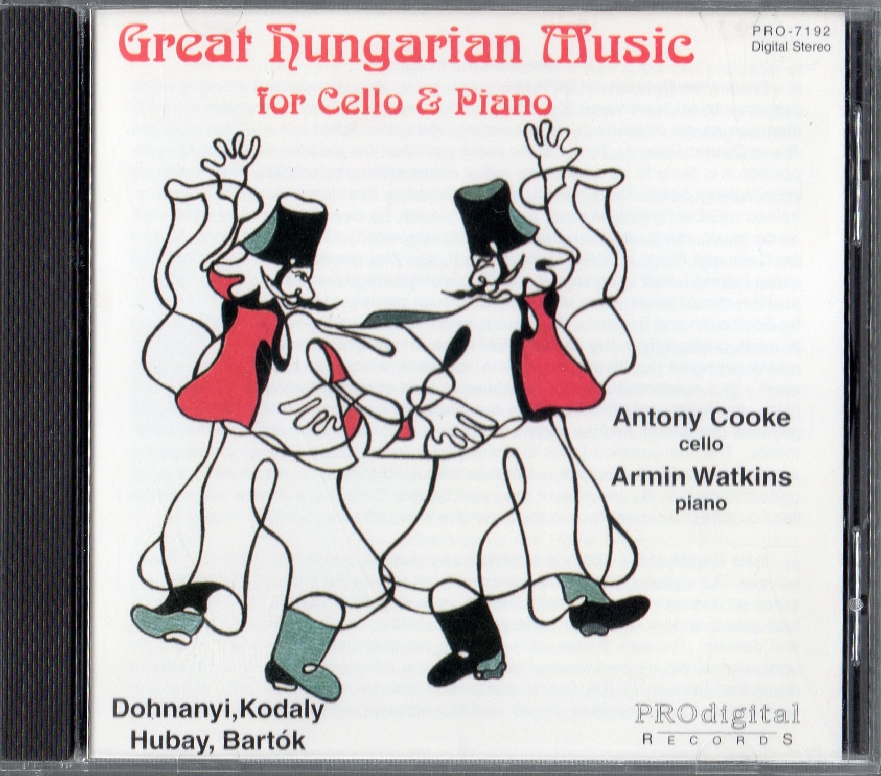 Great Hungarian Music for Cello & Piano book cover