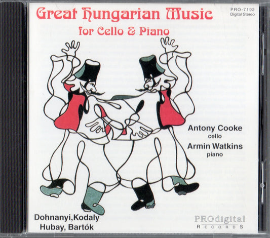 Great Hungarian Music for Cello & Piano book cover