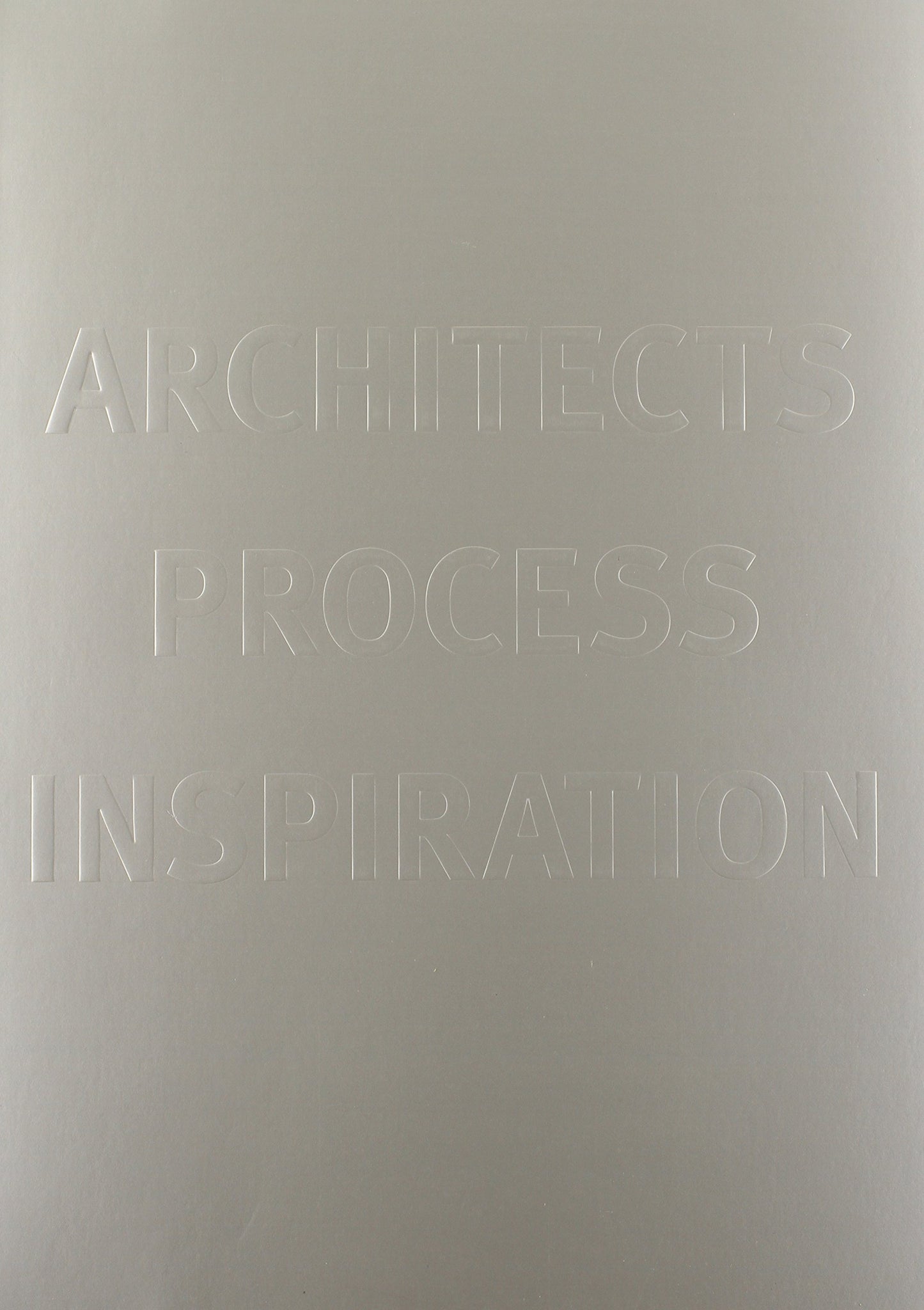 Perspecta 28 "Architects, Process, and Inspiration: A Collection of Essays": The Yale Architectural Journal