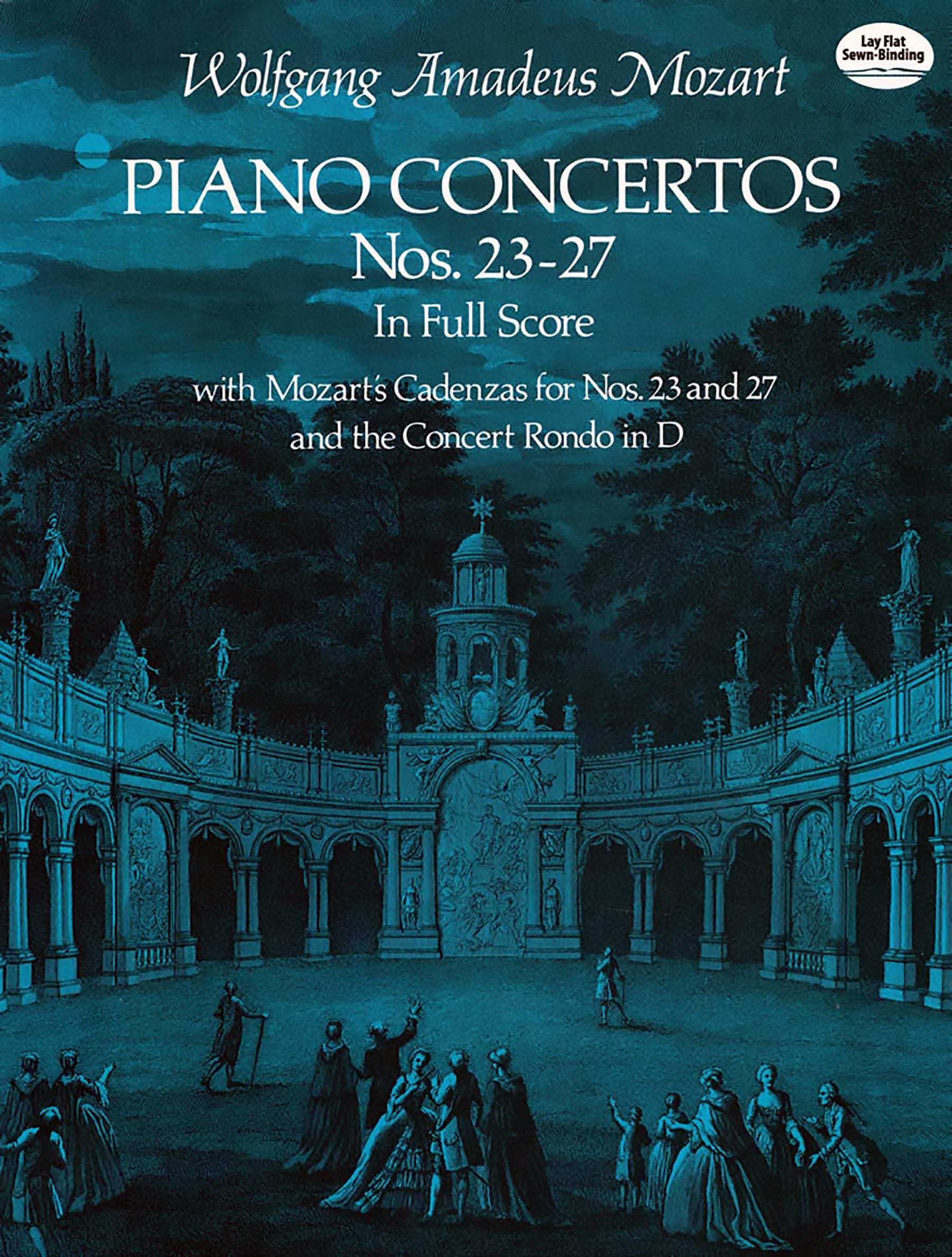 Piano Concertos Nos. 23-27 in Full Score book cover