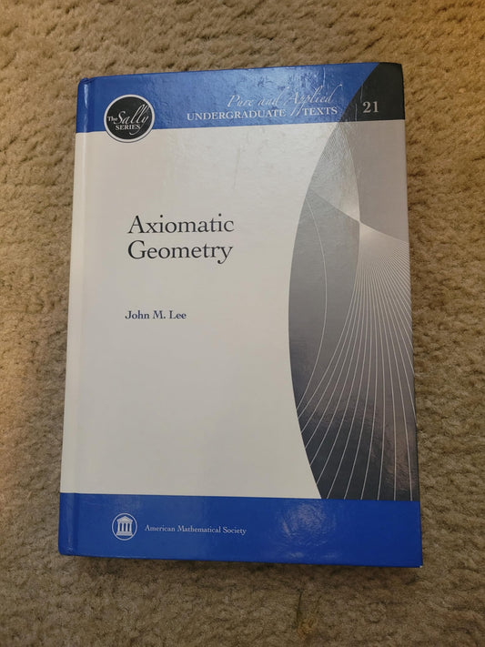 Axiomatic Geometry