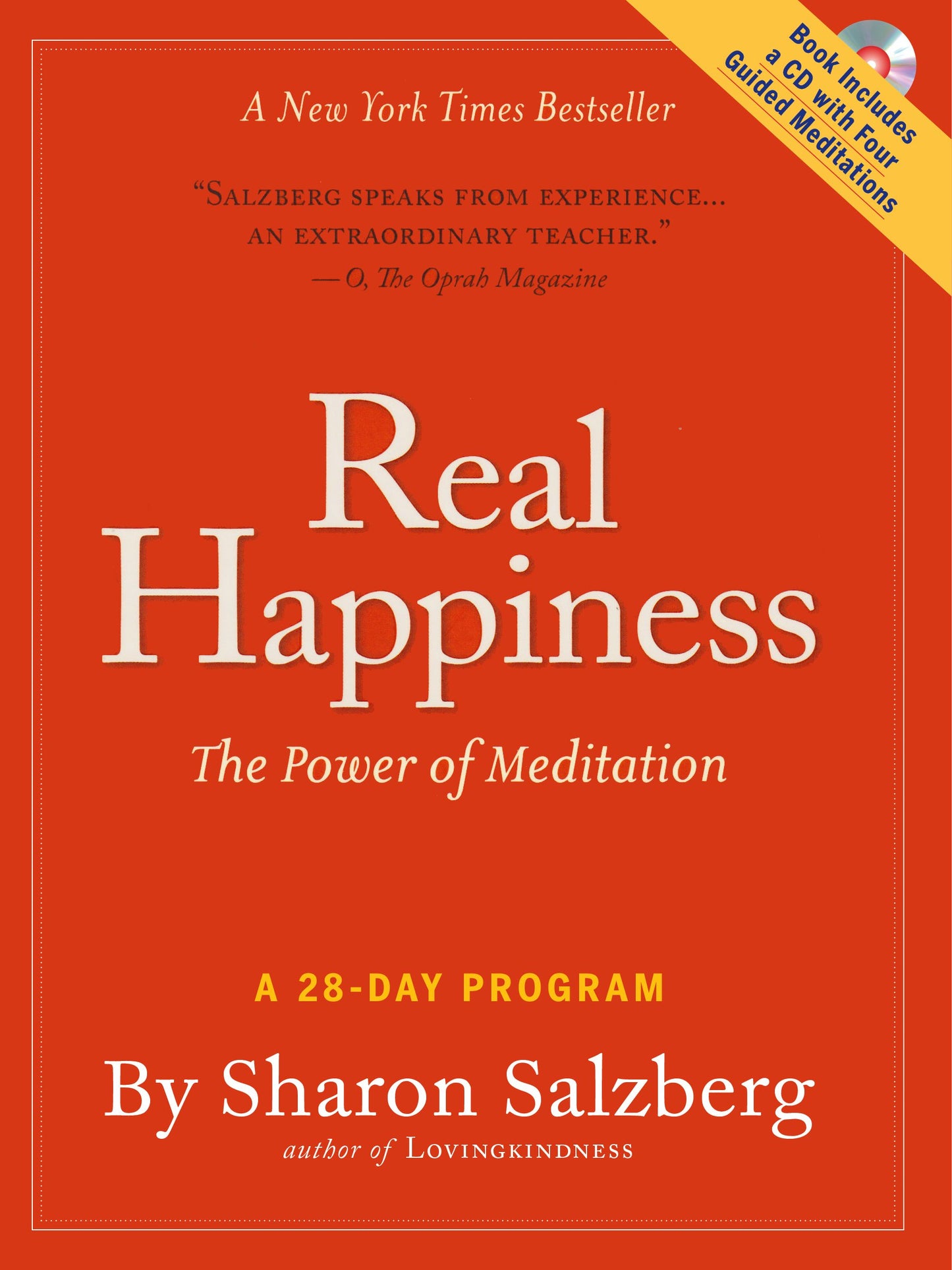 Real Happiness: The Power of Meditation: A 28-Day Program [With Audio Download] book cover