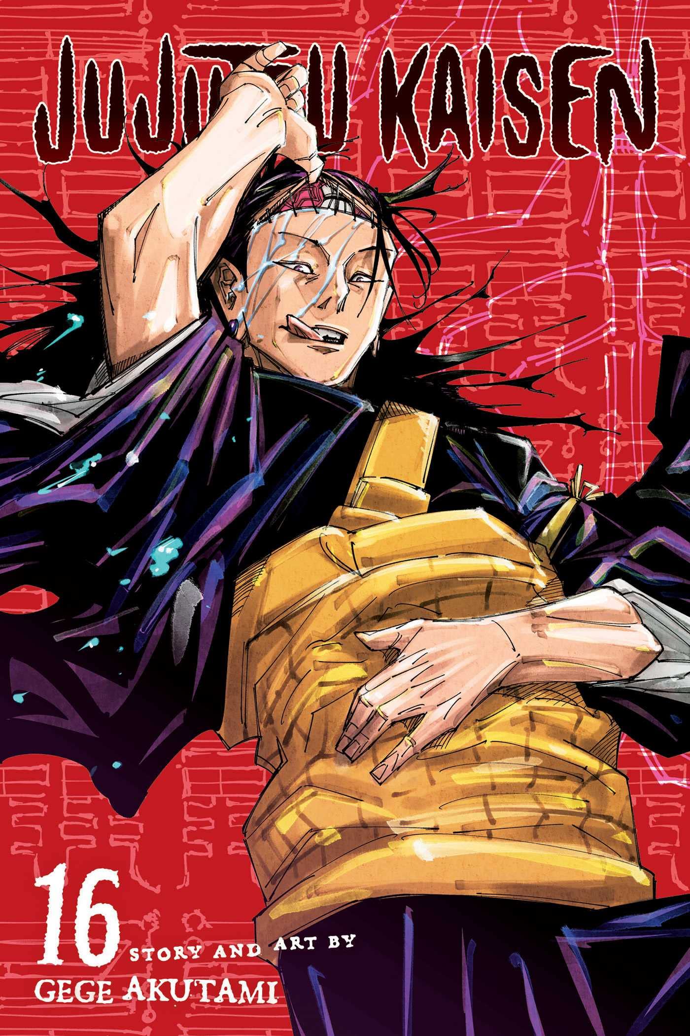 Jujutsu Kaisen 16 book cover