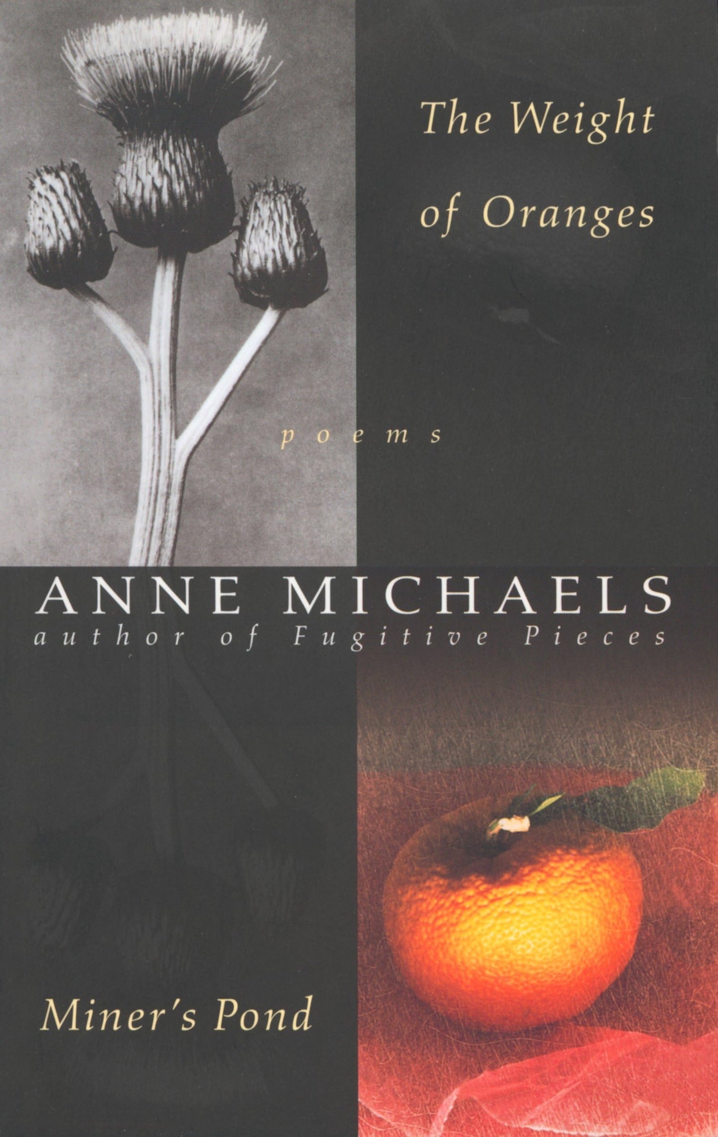 Weight of Oranges/Miner's Pond: Poems book cover